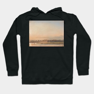 View of the Elbe by Johan Christian Dahl Hoodie